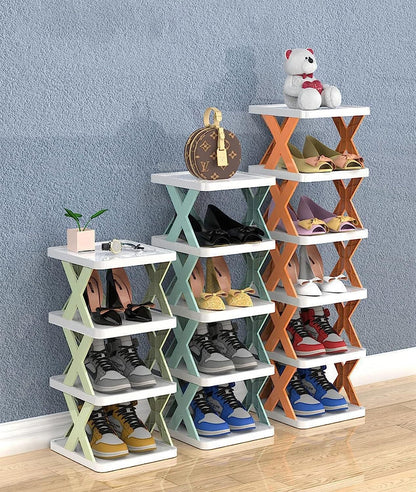 X Shape Shoe Shelf