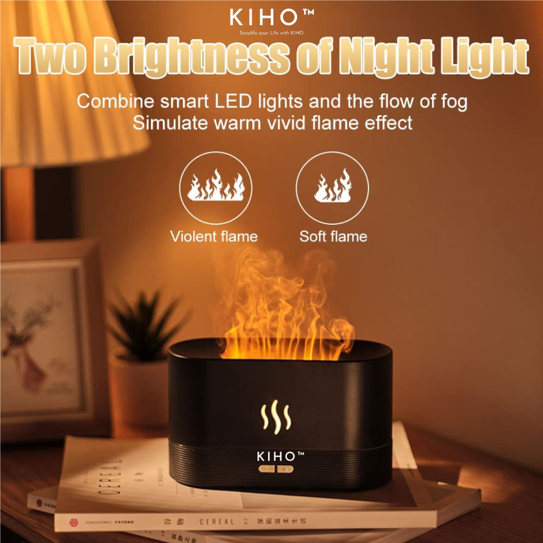 KIHO™ Flame Humidifier and Aroma Diffuser ❤️