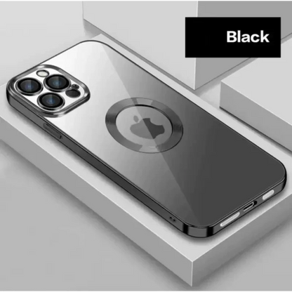 Transparent Plated iPhone Case With Camera Protector