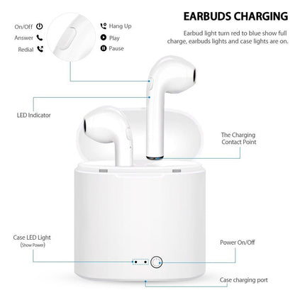 Twin Mini Wireless Handsfree with Charging Box