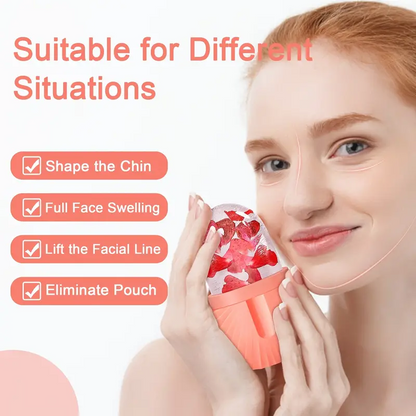 Silicone Ice Roller For Neck,Face & Eyes Massager