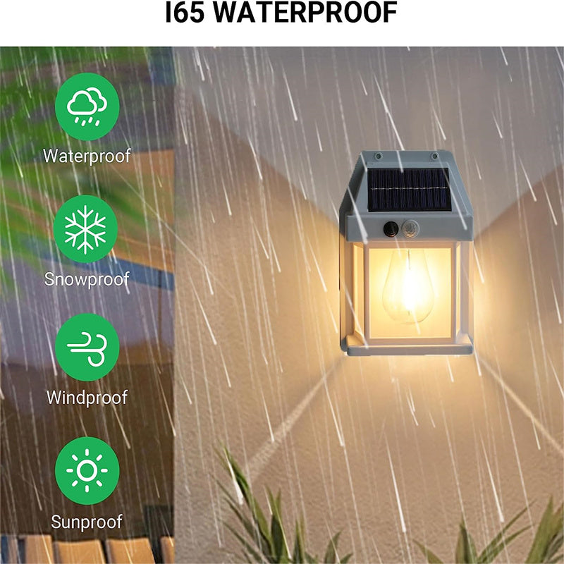 SOLAR WALL LIGHT LAMP OUTDOOR