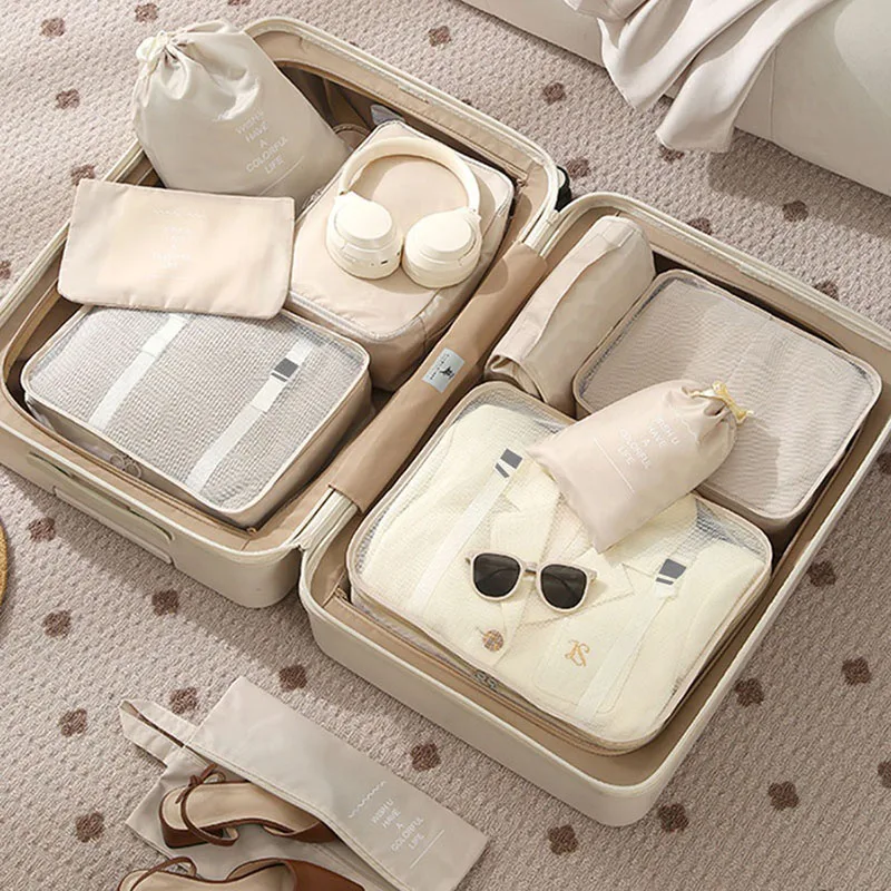 Travel Set Storage Bags Clothes Digital Toiletries Shoes Organizer bag Student Dormitories Clothing Sorting Bags Packing Cubes - Image 2