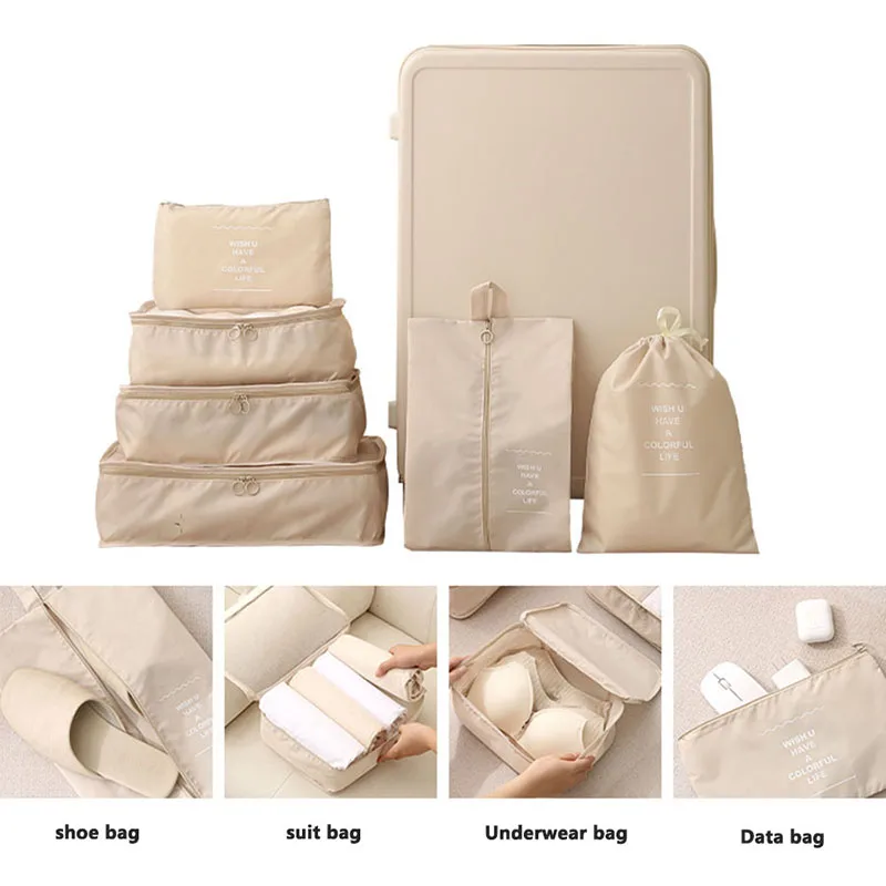 Travel Set Storage Bags Clothes Digital Toiletries Shoes Organizer bag Student Dormitories Clothing Sorting Bags Packing Cubes - Image 4